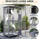 VITESSE Double Layer Mobile Cat Cages2