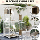 VITESSE Double Layer Mobile Cat Cages2