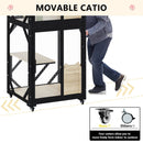 VITESSE Double Layer Mobile Cat Cages2