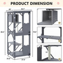 VITESSE Double Layer Mobile Cat Cages2