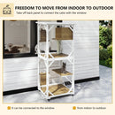 VITESSE Double Layer Mobile Cat Cages2