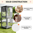 VITESSE Double Layer Mobile Cat Cages2