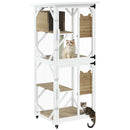 VITESSE Double Layer Mobile Cat Cages2
