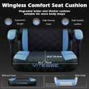 VITESSE Ergonomic Gaming Chair for Adults, 400 lbs PC Computer Chair, Racing Office Chair, Silla Gamer Height Adjustable Swivel Chair with Lumbar Vibration Support and Headrest