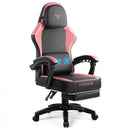 VITESSE Ergonomic Gaming Chair for Adults, 400 lbs PC Computer Chair, Racing Office Chair, Silla Gamer Height Adjustable Swivel Chair with Lumbar Vibration Support and Headrest