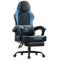 VITESSE Ergonomic Gaming Chair for Adults, 400 lbs PC Computer Chair, Racing Office Chair, Silla Gamer Height Adjustable Swivel Chair with Lumbar Vibration Support and Headrest