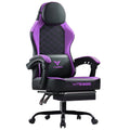 VITESSE Ergonomic Gaming Chair for Adults, 400 lbs PC Computer Chair, Racing Office Chair, Silla Gamer Height Adjustable Swivel Chair with Lumbar Vibration Support and Headrest