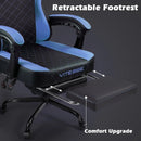 VITESSE Ergonomic Gaming Chair for Adults, 400 lbs PC Computer Chair, Racing Office Chair, Silla Gamer Height Adjustable Swivel Chair with Lumbar Vibration Support and Headrest