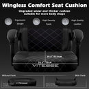 VITESSE Ergonomic Gaming Chair for Adults, 400 lbs PC Computer Chair, Racing Office Chair, Silla Gamer Height Adjustable Swivel Chair with Lumbar Vibration Support and Headrest