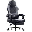 VITESSE Ergonomic Gaming Chair for Adults, 400 lbs PC Computer Chair, Racing Office Chair, Silla Gamer Height Adjustable Swivel Chair with Lumbar Vibration Support and Headrest