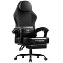 VITESSE Ergonomic Gaming Chair for Adults, 400 lbs PC Computer Chair, Racing Office Chair, Silla Gamer Height Adjustable Swivel Chair with Lumbar Vibration Support and Headrest