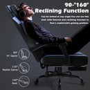 VITESSE Ergonomic Gaming Chair for Adults, 400 lbs PC Computer Chair, Racing Office Chair, Silla Gamer Height Adjustable Swivel Chair with Lumbar Vibration Support and Headrest