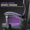 VITESSE Ergonomic Gaming Chair for Adults, 400 lbs PC Computer Chair, Racing Office Chair, Silla Gamer Height Adjustable Swivel Chair with Lumbar Vibration Support and Headrest