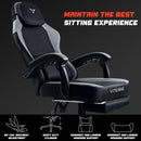 VITESSE Ergonomic Gaming Chair for Adults, 400 lbs PC Computer Chair, Racing Office Chair, Silla Gamer Height Adjustable Swivel Chair with Lumbar Vibration Support and Headrest