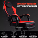 VITESSE Ergonomic Gaming Chair for Adults, 400 lbs PC Computer Chair, Racing Office Chair, Silla Gamer Height Adjustable Swivel Chair with Lumbar Vibration Support and Headrest