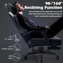 VITESSE Ergonomic Gaming Chair for Adults, 400 lbs PC Computer Chair, Racing Office Chair, Silla Gamer Height Adjustable Swivel Chair with Lumbar Vibration Support and Headrest