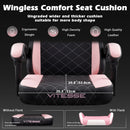 VITESSE Ergonomic Gaming Chair for Adults, 400 lbs PC Computer Chair, Racing Office Chair, Silla Gamer Height Adjustable Swivel Chair with Lumbar Vibration Support and Headrest