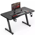 VITESSE Ergonomic Gaming Desk, Z Shaped Office PC Computer Desk with Full Desk Mouse Pad