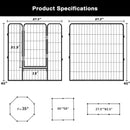 Vitesse Heavy Duty Metal Dog Playpen for Outdoor PLB01