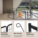 Vitesse Heavy Duty Metal Dog Playpen for Outdoor PLB01