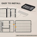 Vitesse Heavy Duty Metal Dog Playpen for Outdoor PLB01