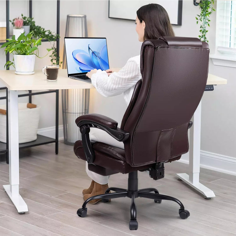 VITESSE Office Chair,Executive Heavy Duty Office Chair with Foot Rest