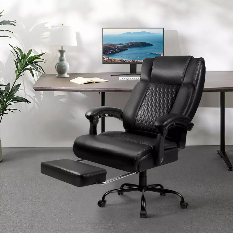 VITESSE Office Chair,Executive Heavy Duty Office Chair with Foot Rest