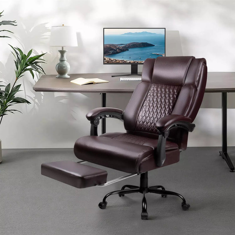 VITESSE Office Chair,Executive Heavy Duty Office Chair with Foot Rest