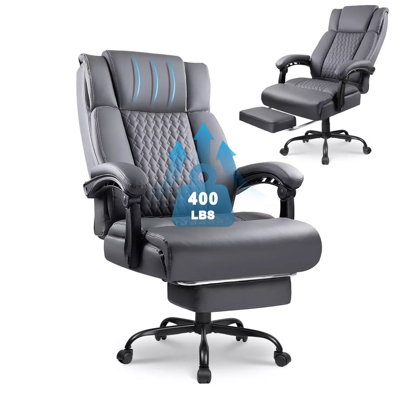 VITESSE Office Chair,Executive Heavy Duty Office Chair with Foot Rest