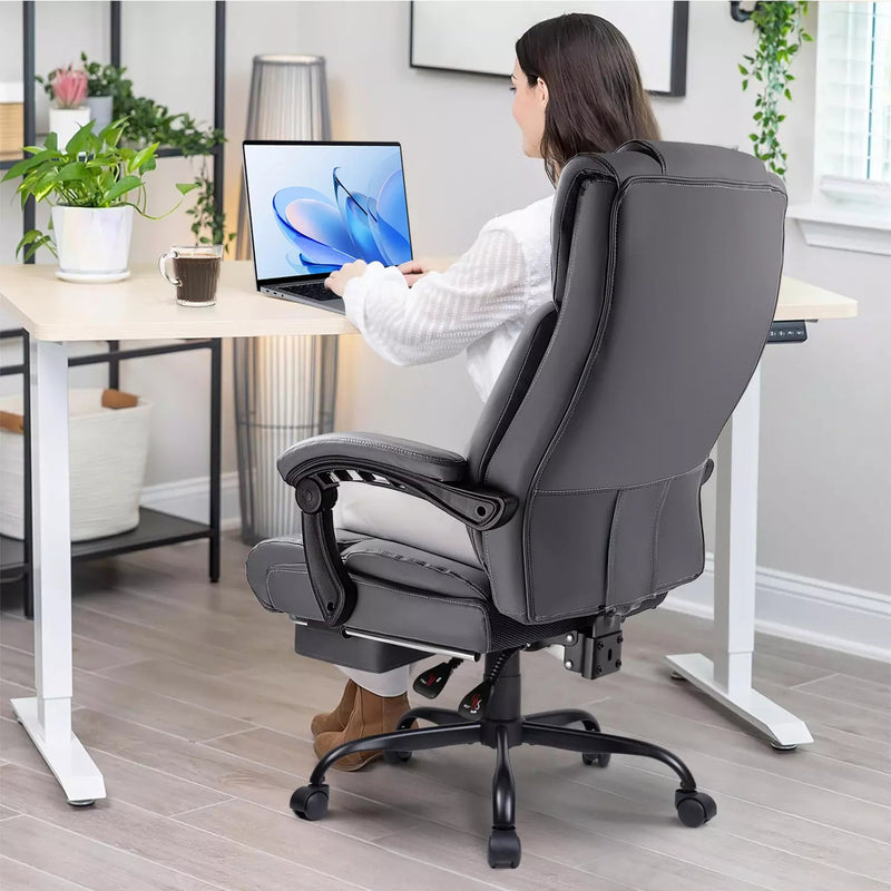 VITESSE Office Chair,Executive Heavy Duty Office Chair with Foot Rest