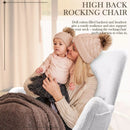 Vitesse Rocking Chair Nursery Rocker Teddy Upholstered Rocking Chair Indoor