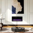 Vitesse Ultra Thin Electric Fireplace-Narrow Bezel Linear Fireplace Heater Recessed Wall Mounted, Remote and Screen Control, 8H Sleep Timer, Low Noise, 750/1500W for Living Room, Bedroom