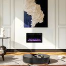 Vitesse Ultra Thin Electric Fireplace-Narrow Bezel Linear Fireplace Heater Recessed Wall Mounted, Remote and Screen Control, 8H Sleep Timer, Low Noise, 750/1500W for Living Room, Bedroom