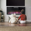 VITESSE Ultra-Thin Silence Linear Mirrored Electric Fireplace