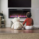 VITESSE Ultra-Thin Silence Linear Mirrored Electric Fireplace
