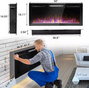 VITESSE Ultra-Thin Silence Linear Mirrored Electric Fireplace