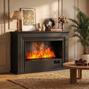 VITESSE Water Vapor Fireplace with Humidifier, 13 Colors Realistic Atomized Flame, Remote Control & Easy Water Fill