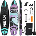 Waleaf 11' Inflatable Stand Up Paddle Board, Extra Wide SUP with 450LB Capacity & Non-Slip EVA Deck, Lightweight Stable Design for Adults Youth All Skill Levels, Ideal for Fishing Yoga