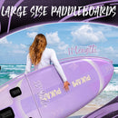 Waleaf 11' Inflatable Stand Up Paddle Board, Extra Wide SUP with 450LB Capacity & Non-Slip EVA Deck, Lightweight Stable Design for Adults Youth All Skill Levels, Ideal for Fishing Yoga