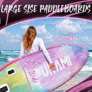 Waleaf 11' Inflatable Stand Up Paddle Board, Extra Wide SUP with 450LB Capacity & Non-Slip EVA Deck, Lightweight Stable Design for Adults Youth All Skill Levels, Ideal for Fishing Yoga