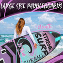 Waleaf 11' Inflatable Stand Up Paddle Board, Extra Wide SUP with 450LB Capacity & Non-Slip EVA Deck, Lightweight Stable Design for Adults Youth All Skill Levels, Ideal for Fishing Yoga