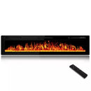 Waleaf 30” Electric Fireplace Ultra Thin Fireplace Heater, Recessed Wall Mounted Fireplace with Multicolor Flame & Remote Control