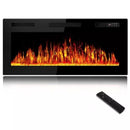 Waleaf 30” Electric Fireplace Ultra Thin Fireplace Heater, Recessed Wall Mounted Fireplace with Multicolor Flame & Remote Control