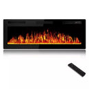 Waleaf 30” Electric Fireplace Ultra Thin Fireplace Heater, Recessed Wall Mounted Fireplace with Multicolor Flame & Remote Control