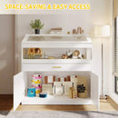 Waleaf 39 inch Hamster Cage with Acrylic Panels & Storage Shelf, Openable Top Habitats for All Your Small Pets（39.4" x19.7"x 40.4"）