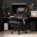 Waleaf 500lbs Big and Tall Office Chair with Adjustable Headrest for Adults, Computer Chair Home Office Desk Chair with Retractable Footrest for Home Office