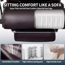 Waleaf 500lbs Big and Tall Office Chair with Adjustable Headrest for Adults, Computer Chair Home Office Desk Chair with Retractable Footrest for Home Office