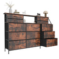 Waleaf 70" Bedroom Dresser with 13 Large Drawers, Long Dressers & Chests of Drawers for Closet