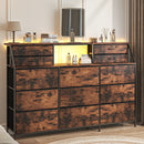 Waleaf 70" Bedroom Dresser with 13 Large Drawers, Long Dressers & Chests of Drawers for Closet2