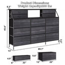 Waleaf 70" Bedroom Dresser with 13 Large Drawers, Long Dressers & Chests of Drawers for Closet2